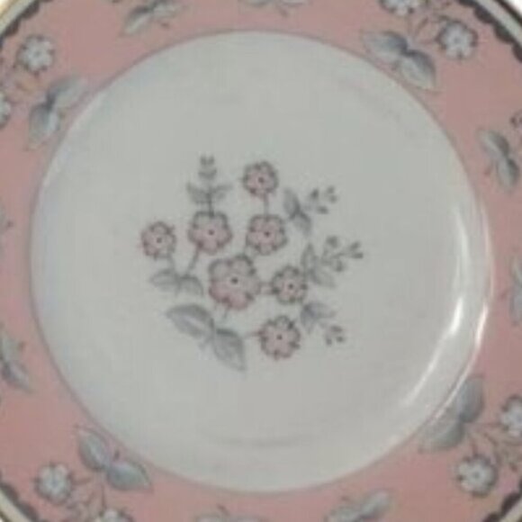 Vintage Wedgwood PIMPERNEL PINK Bone China Bread & Butter Plate - Picture 3 of 3